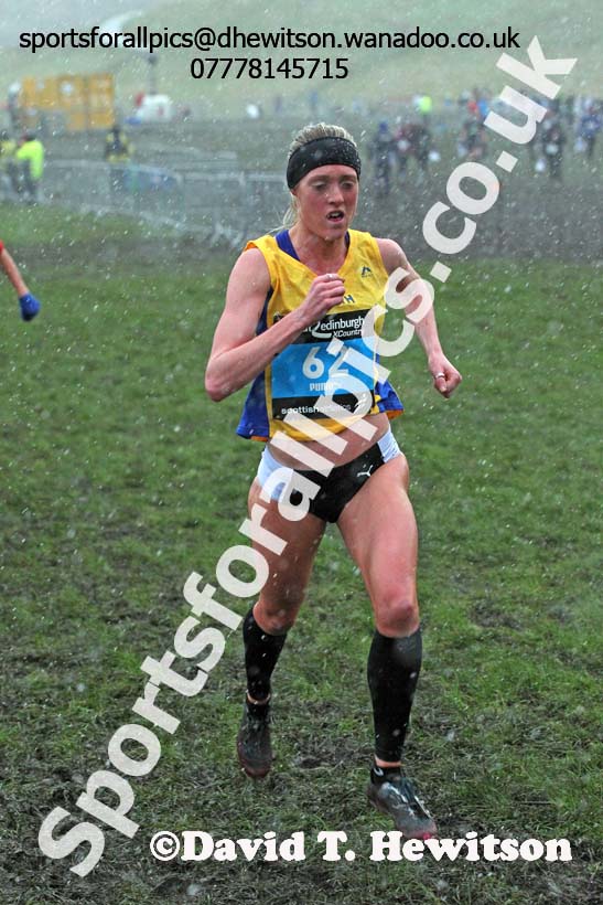 Womens Inter District, Morrisons Great Edinburgh Cross Country. Photo: David T. Hewitson/Sports for All Pics